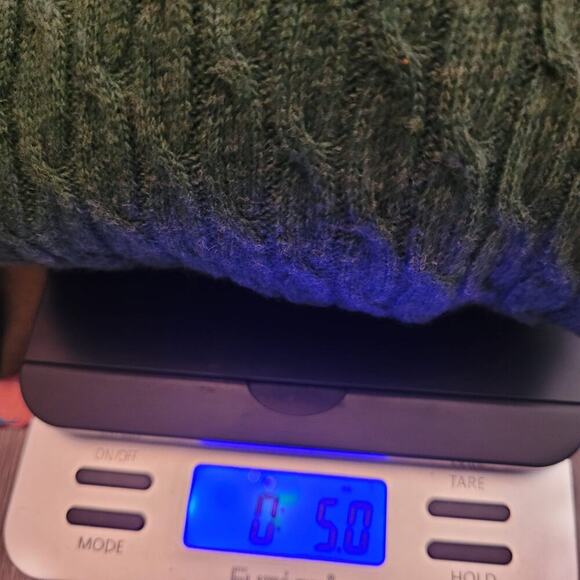 Banana Republic Womens Pullover Sweater XS Green Cashmere Wool Ribbed V-Neck - Picture 7 of 7